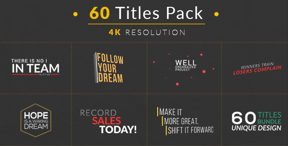 60 Titles Pack