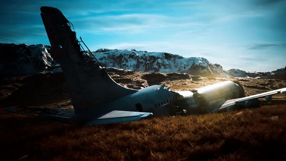 Plane Crashed on a Mountain