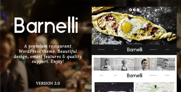 Barnelli – Restaurant Responsive WordPress Theme