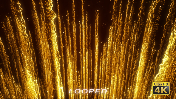 Gold Particles Rising 9 Background