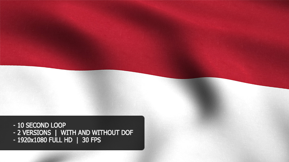 Indonesia Flag Background