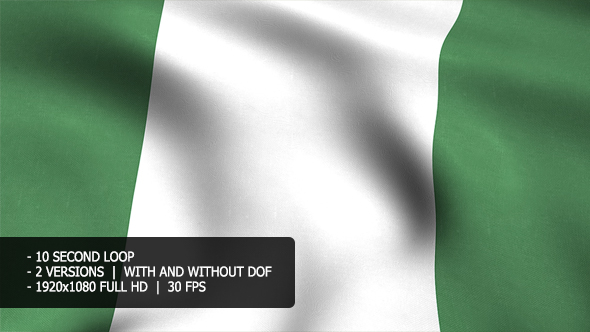 Nigeria Flag Background