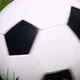 Football ball spinning on green grass field - VideoHive Item for Sale