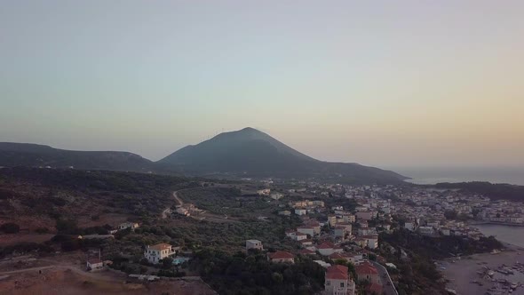 The landscape of Pilos view 