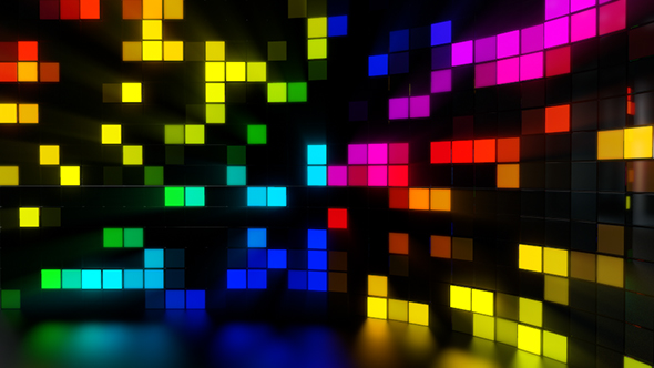 Tiles Stage Light - Colorful Flickering Beat Strobe
