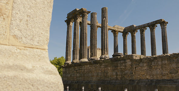 Évora's Roman Temple of Diana in Alentejo Portugal
