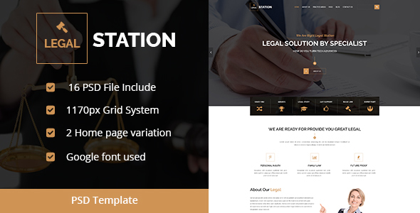 LegalStation – Law/Legal,Lawyer, Business Template