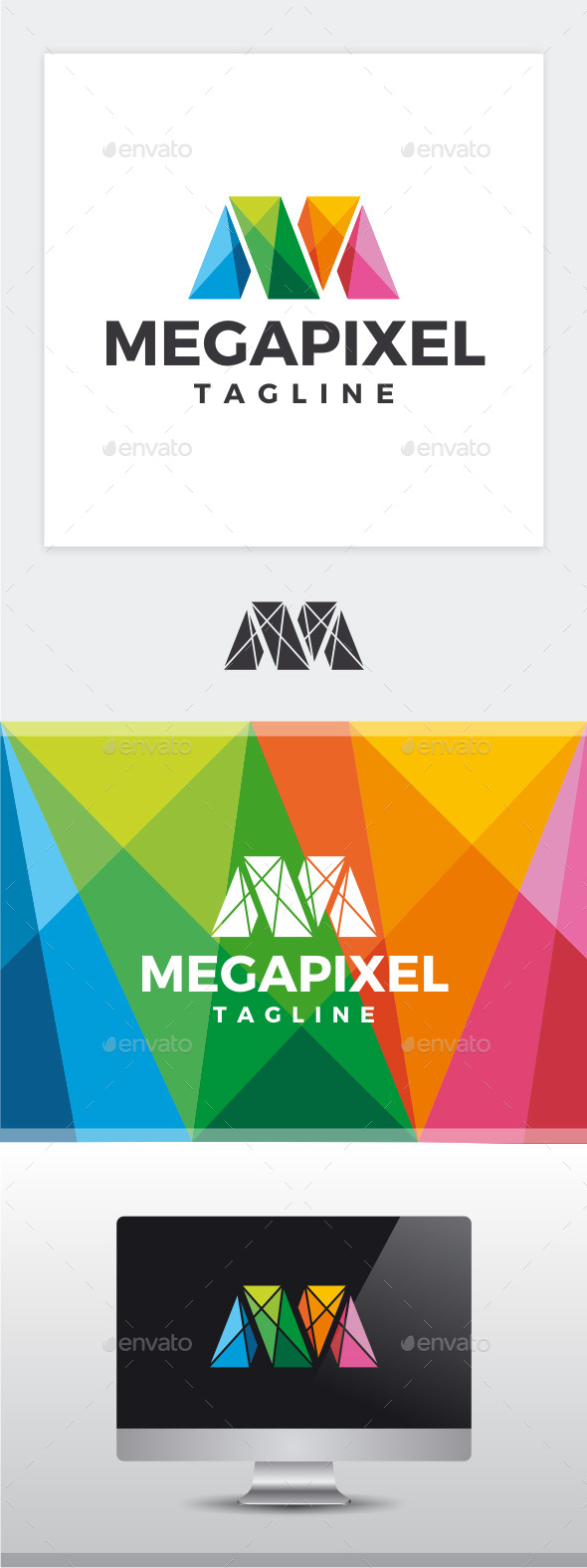 Megapixel - Letter M Logo