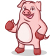 Pink Pig Mascot Set - GraphicRiver Item for Sale