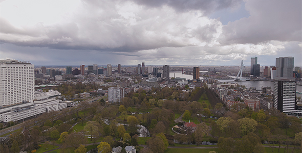 Rain Above Modern Skyline alt