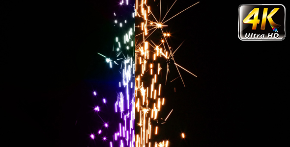 Sparks Flame Light from Fireworks 12