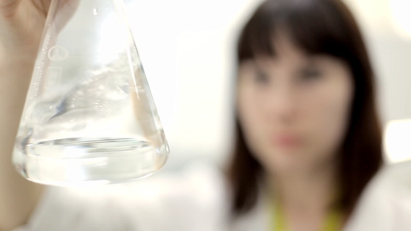 A Technician Is Checking The Quality Of Water