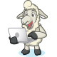Beige Sheep Mascot Set - GraphicRiver Item for Sale