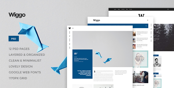 Wiggo - Multi-Concept PSD Theme