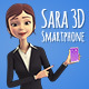 Sara 3D Character in Business Suit with Smartphone - Woman Presenter for Mobile App  - VideoHive Item for Sale