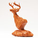 Wood Statuette Proud Stag - 3DOcean Item for Sale