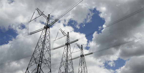 High Voltage Power Pylons