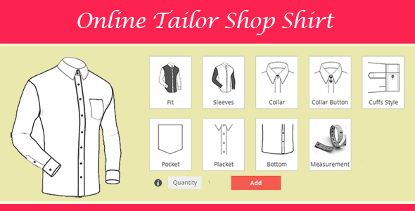 Magento Tailored Shirt Design Online