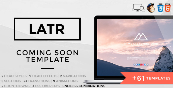 LATR - Ultimate Coming Soon Template