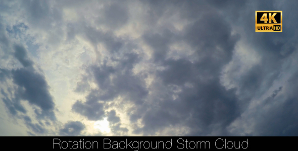 Rotation Background Storm Cloud