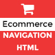 SHOP MENU -Creative e-commerce Bootstrap mega menu - HTML - CodeCanyon Item for Sale