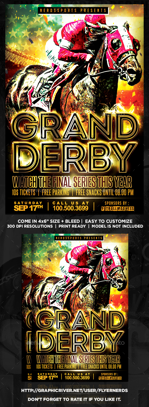 Horse Racing Graphics Designs Templates From Graphicriver