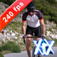 Cyclist Training On A Mountain Road - VideoHive Item for Sale