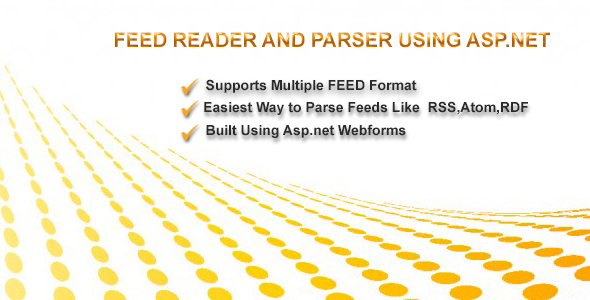 Feed Reader For RSS,ATOM and RDF using Asp.net
