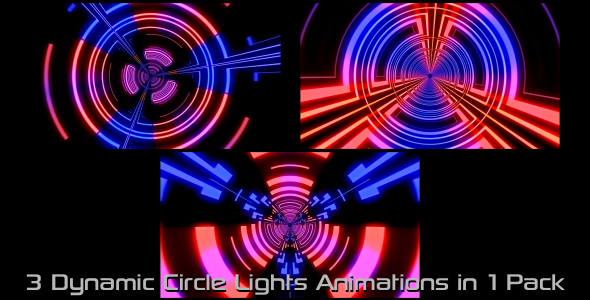 Dynamic Circle Lights Pack 01