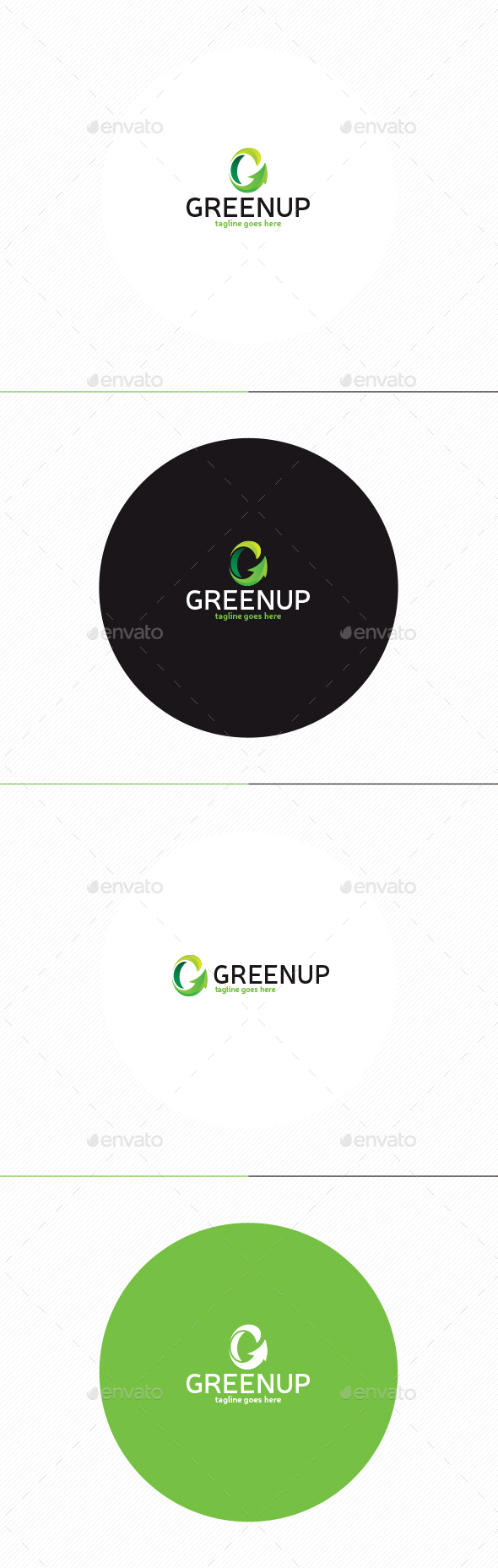 Greenup Logo • Letter G