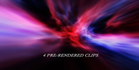 Blue And Red Space Glow 