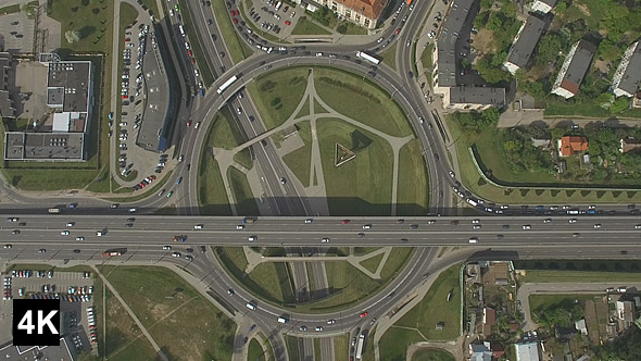 Roundabout Highway Interchange