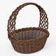 Wicker Basket 04 (Brown Color) - 3DOcean Item for Sale