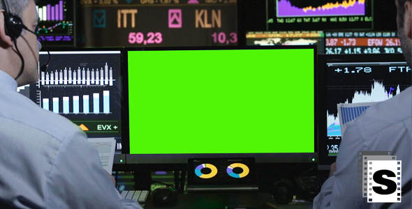 Stock Market Green Screen 