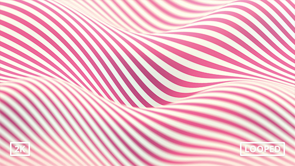 Striped Waves Background