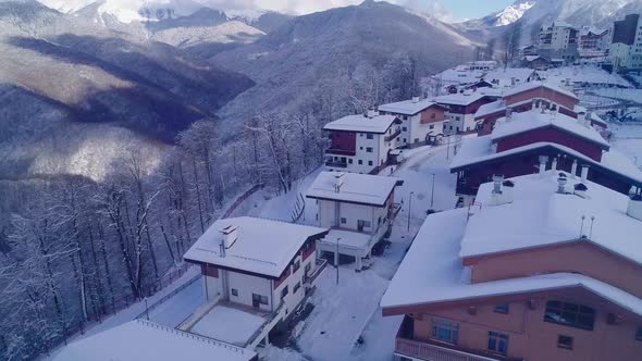 Hotels on the Site of the Former Olympic Village of Rosa Plateau at an Altitude of 1170 m From Sea