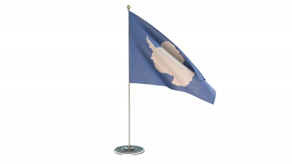 Antarctica  Small Flag Pole Loops With Alpha alt