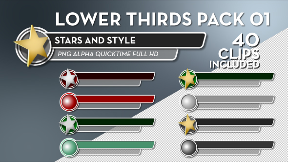 Stars And Style Lower Thirds