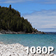 White Pebble Beach with Crystal Blue Water - VideoHive Item for Sale