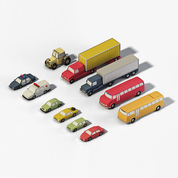 Lowpoly Vehicles