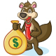 Brown Polecat Mascot Set - GraphicRiver Item for Sale