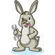 Light Green Bunny Mascot Set - GraphicRiver Item for Sale