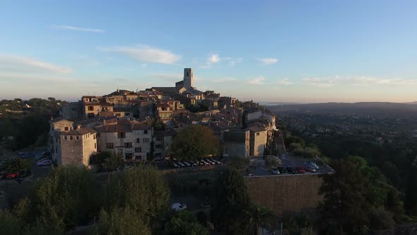 Aerial of Saint Paul de Vence