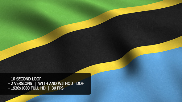 Tanzania Flag Background