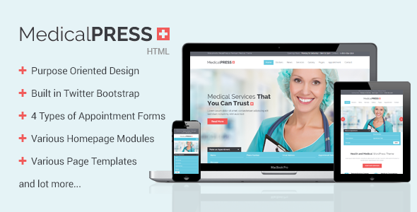 MedicalPress - Health HTML Template