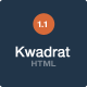 Kwadrat - Creative Multipurpose HTML5 Template - ThemeForest Item for Sale
