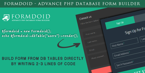 Formdoid - Advance PHP Database Builder