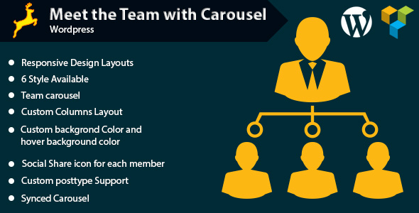 Meet the Team with Carousel for WordPress