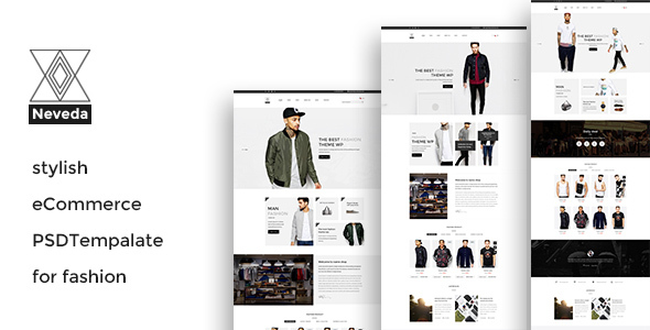 NEVEDA - Stylish PSD Template for Fashion Webshop