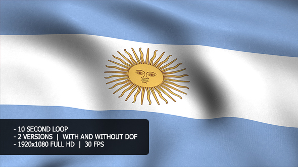 Argentina Flag Background